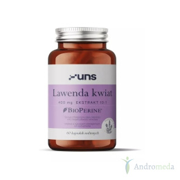 Lawenda kwiat 400mg 60 kaps. UNS