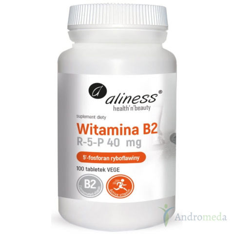 Witamina B2 R-5-P 40mg 100 tabl. Aliness