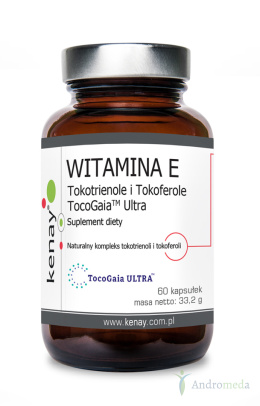 WITAMINA E TOKOTRIENOLE I TOKOFEROLE TOCOGAIA™ 60 kaps Kenay