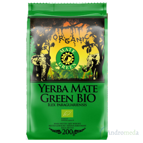 YERBA MATE GREEN ORGANIC BIO 200G HERBATA YERBA ILEX PARAGUARIENSIS