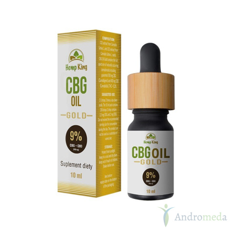 Olej CBG Gold 9% (900mg) – 10ml