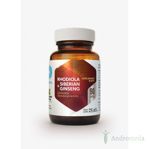 Rhodiola & Siberian Ginseng 90 kaps