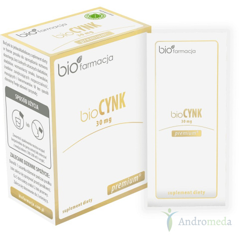 Bio Cynk 30mg premium 20 saszetek