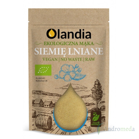 Ekologiczna mąka lniana - siemię lniane mielone 400g