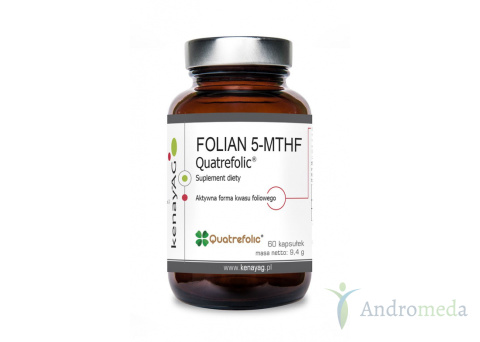 Folian 5-MTHF Quatrefolic 60 kapsułek Kenay