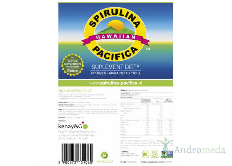 Hawajska Spirulina Pacifica 180g Cyanotech