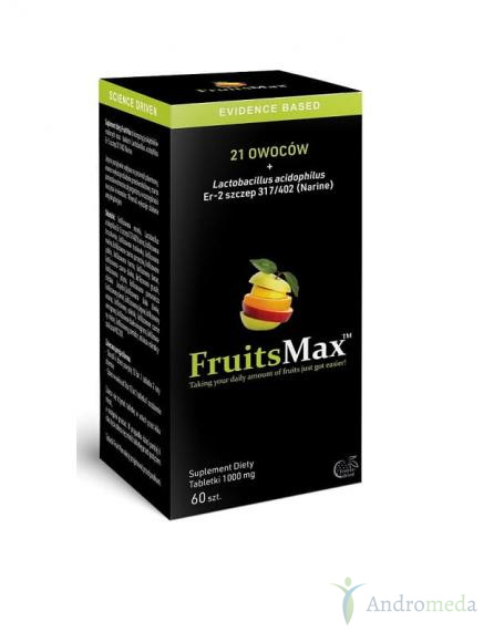 FruitsMax 1000 mg, 60 tabletek