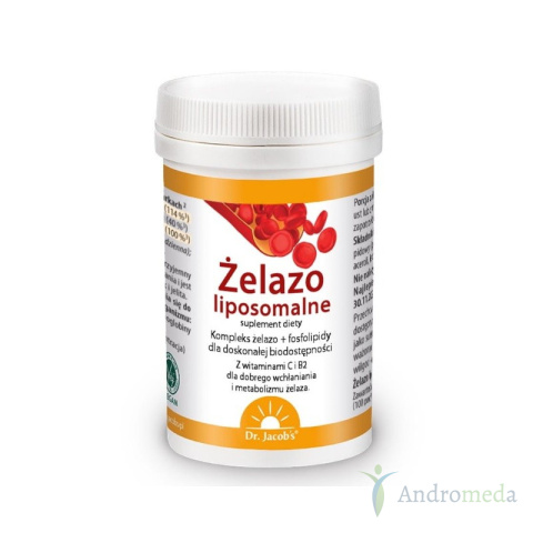 Żelazo liposomalne 50g Dr. Jacob's