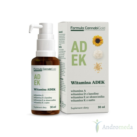 Witamina ADEK w oleju konopnym 30ml