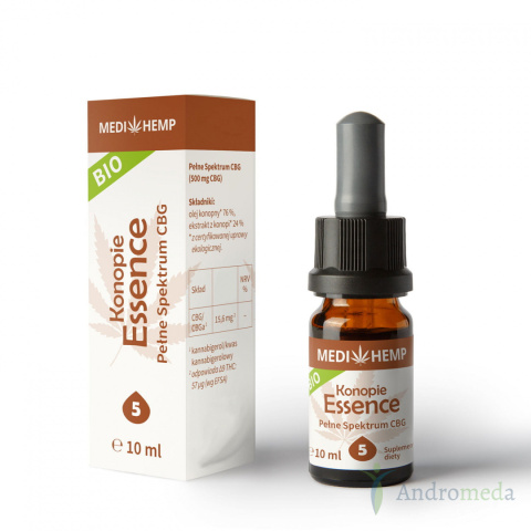 Medihemp CBG Esencja 5% naturalny olejek CBG 10 ml