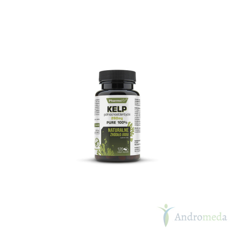 Kelp północnoatlantycki 260mg 120 kapsułek Pharmovit