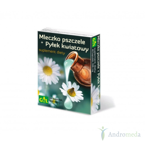 Mleczko pszczele + pyłek kwiatowy 48 kapsułek GAL